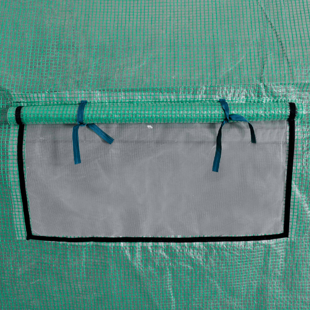 fenêtre serre verte